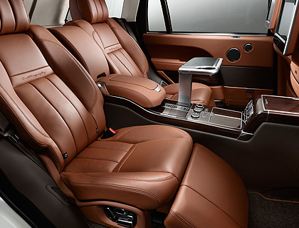 inside range rover